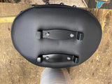 Wide Oval Backrest Pad Studs Sissybar Harley Sportster Softail Dyna FXR Supergli