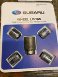 Subaru Genuine Wheel Lock Kit - Alloy - B321SFL000