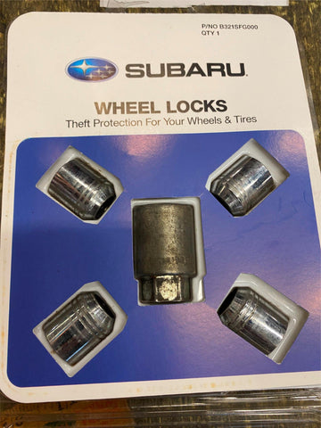 Subaru Genuine Wheel Lock Kit - Alloy - B321SFL000