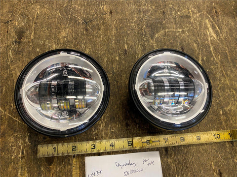 OEM Factory Harley 4" Daymaker Projector LED Auxiliary Lamps Touring Heritage FL