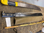 Vtg WW2 American/British Machete Sheffield England Military WW11 Army Field Gear