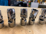 Vtg USA Craftsman 3/8" drive swivel sockets Hand Tools mechanic 3/8-3/4