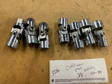 Vtg USA Craftsman 3/8" drive swivel sockets Hand Tools mechanic 3/8-3/4