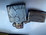 Joe Camel Zippo Lighter Aces Spades 4 Suits Card Poker Player 1997 Orig Box!