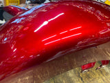 Velocity Red Sunglo Front Fender 2016 Road King Touring FLH Harley Ultra Glide