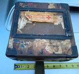 Vtg Projector Movie Reel Shipping Case Mailer W 16mm Antique hi Lo Board Diving