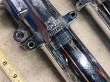 Chrome Forks Sliders Tubes Harley Touring 2000-2013 Ultra Glide 41mm Dual Disc