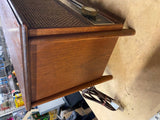 Vtg 1946-1951 Zenith Long Distance AM FM Wooden Radio Model K731 Tube type Works
