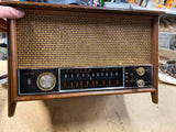 Vtg 1946-1951 Zenith Long Distance AM FM Wooden Radio Model K731 Tube type Works