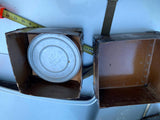 Vtg Projector Movie Reel Shipping Case Mailer W 16mm Antique hi Lo Board Diving