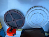 Vtg Projector Movie Reel Shipping Case Mailer W 16mm Antique hi Lo Board Diving