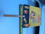 Vtg 666 Clinic Salve Advertising Fan Sign Laxative Tablets Pharmacy Drug Store!