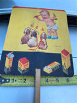 Vtg 666 Clinic Salve Advertising Fan Sign Laxative Tablets Pharmacy Drug Store!