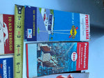 Vtg 60's Road Maps Sunoco Esso Phillips 66 Gulf OIl Gas Greyhound Collector lot!