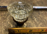 Glass Brass Door Knob Shifter Gas TAnk Harley chopper Panhead Knucklehead Flathe