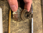 Glass Brass Door Knob Shifter Gas TAnk Harley chopper Panhead Knucklehead Flathe