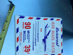 Vtg 60's Air Freight Mail Pack Shippng Envelopes Packing Lot!