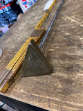 Vtg Wedge Shaped Brass Putter Golf Club Pride Sofftie Grip Rare Unusual!
