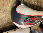 1959-1960 Panhead Gas Tanks Patina Emblems OEM Vtg Chopper Duo Glide Harley Orig