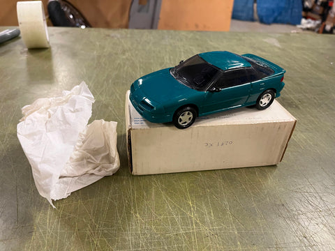 AMT Ertl 1991 Chevrolet Geo Storm GSI #6963 Teal Blue Metallic Promo Model