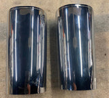 Chrome OEM Fork Tins Bells Harley Touring Heritage Softail Ultra FLH 41mm Glide