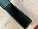 Vintage Solid Metal M19A1 S.C.F. 16 Green Ammo Military Ammo Can