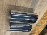 Chrome OEM Fork Tins Bells Harley Touring Heritage Softail Ultra FLH 41mm Glide