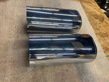 Chrome OEM Fork Tins Bells Harley Touring Heritage Softail Ultra FLH 41mm Glide