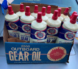 Vtg Tube Can Ultra Lube Gear Oil Gas collector Outboard Motor Boat Advertising!