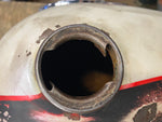 1959-1960 Panhead Gas Tanks Patina Emblems OEM Vtg Chopper Duo Glide Harley Orig