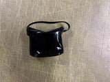 VTG Black Vinyl Childs Small Glove Hanky Purse w Penguin Dime Store Collectible
