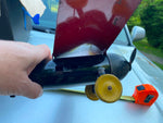 Antique Wyandotte Tin Toy Detroit Lockheed Vega 30's Steel Airplane Wood Wheels!