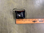 VTG Black Vinyl Childs Small Glove Hanky Purse w Penguin Dime Store Collectible