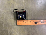 VTG Black Vinyl Childs Small Glove Hanky Purse w Penguin Dime Store Collectible