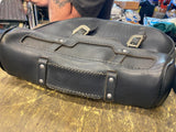 OEM HARLEY Fatboy Saddlebags Leather Nostalgia Softail Bolt on FLSTF FLSTN Facto