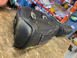 OEM HARLEY Fatboy Saddlebags Leather Nostalgia Softail Bolt on FLSTF FLSTN Facto