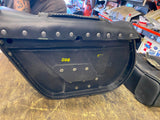 OEM HARLEY Fatboy Saddlebags Leather Nostalgia Softail Bolt on FLSTF FLSTN Facto