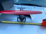 Antique Wyandotte Tin Toy Detroit Lockheed Vega 30's Steel Airplane Wood Wheels!