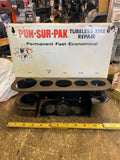 Vtg Auto Parts Display Sign Advertising Tin Tire Patch Oil Gas Service Station!