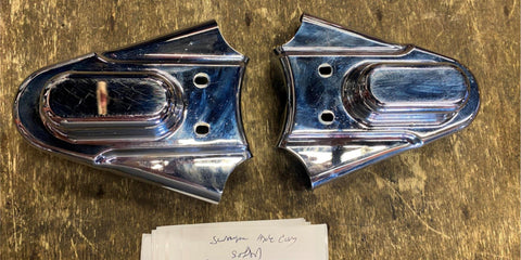 Chrome Kuryakyn Axle Swingarm Covers Harley Softail pair