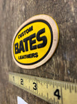 Vtg Bates Motorcycle Patch jacket Hat 1970's Leathers Harley Parts Hat Cap Vest