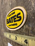 Vtg Bates Motorcycle Patch jacket Hat 1970's Leathers Harley Parts Hat Cap Vest
