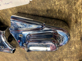 Chrome Kuryakyn Axle Swingarm Covers Harley Softail pair