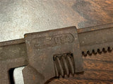VTG ANTIQUE Made In USA FORD SCRIPT 8 in. ADJUSTABLE AUTO KIT WRENCH