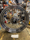 Vtg Triumph T120 T110 Bonneville Rear Wheel Rim Hub 3x16 500 650 60's Nice!