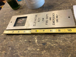 Elevator Key Box Emergency American Industrial collectible 50's Vtg Otis Fire!
