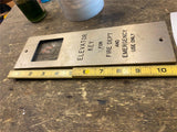 Elevator Key Box Emergency American Industrial collectible 50's Vtg Otis Fire!