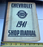 VTG 1941 Chevy ORIGINAL Shop Manual Chevrolet OEM Car Truck Repair Service Book!