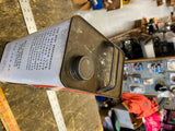 Vtg 2 gallon OIl Can International harvester Hy-tran fluid tin IH Tractor Farm
