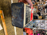 Vtg 2 gallon OIl Can International harvester Hy-tran fluid tin IH Tractor Farm